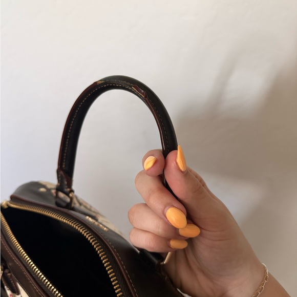 Coach Mini Bennet Satchel in Butterfly Bandana - Picture 9 of 10